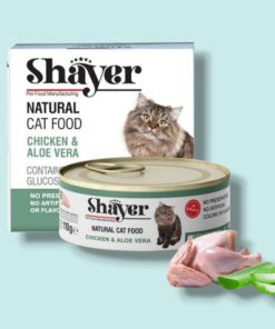 کنسرو گربه شایر نچرال فیله مرغ و آلوئه ورا (Shayer)
