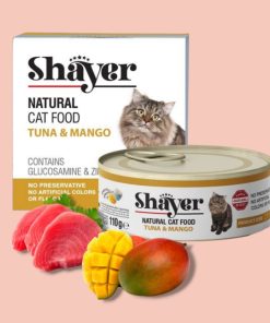 کنسرو گربه شایر نچرال تن و انبه (Shayer)