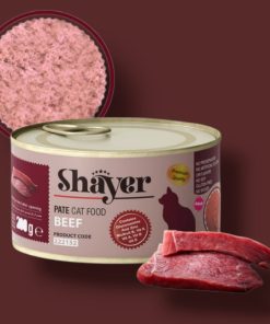 کنسرو گربه شایر پته گوشت قرمز (Shayer)