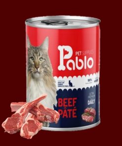 کنسرو گربه پابلو پته گوشت گاو(اولترا پرمیوم) (Pablo)
