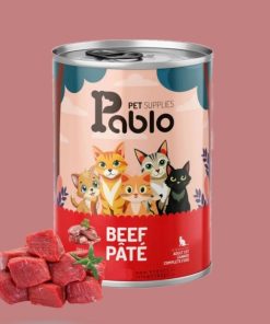 کنسرو گربه پابلو پته گوشت گاو(پرمیوم) (Pablo)