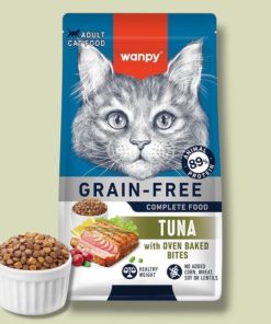 غذا خشک گربه بالغ ونپی ماهی تن بدون غلات (Wanpy)