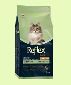 غذا خشک گربه عقیم رفلکس پلاس مرغ (Reflex Plus Sterilised)