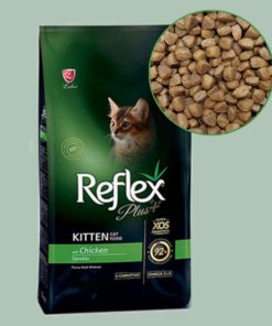 غذا خشک بچه گربه رفلکس پلاس مرغ (Reflex Plus Kitten)