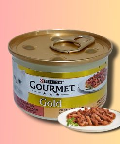 کنسرو گربه گورمت آلمانی چانک اردک و بوقلمون (Gourmet)