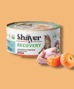 کنسرو ریکاوری گربه شایر مرغ و کدو (Shayer)