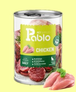 کنسرو گربه پابلو مرغ(نچرال) (Pablo)