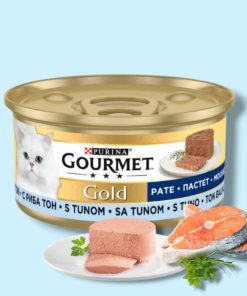 کنسرو گربه گورمت ترک پته ماهی تن (Gourmet)