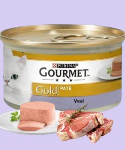 کنسرو گربه گورمت آلمانی پته گوشت گوساله (Gourmet)