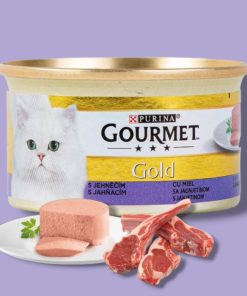 کنسرو گربه گورمت آلمانی پته بره (Gourmet)