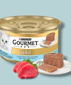 کنسرو گربه گورمت آلمانی پته ماهی اقیانوسی (Gourmet)