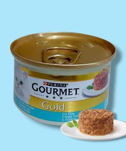 کنسرو گربه گورمت آلمانی کیکی ماهی تن (Gourmet)