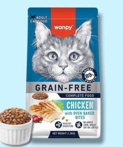 غذا خشک گربه بالغ ونپی مرغ بدون غلات (Wanpy Grain-Free)